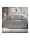 Lino Home Milto Sofa Throw Chenille 180x250cm Gray