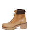 Leder Stiefeletten Damen Braun