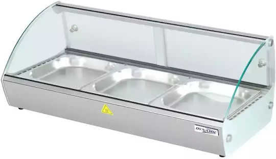 Dynamic Vitrină încălzită cu cameră cu Putere 500W L86.2 x l42 x Î33.6 cm