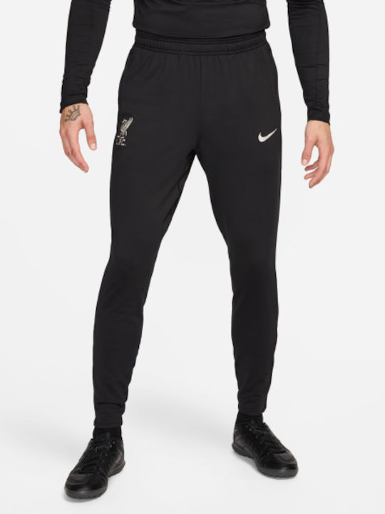 Nike Liverpool FC Football Sweatpants Dri-Fit with Elastic Black