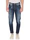 Herren Jeanshose Elastisch mit Loose Passform Blue