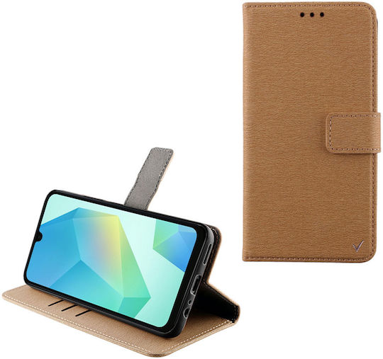 Volte-Tel Book Piele artificială Auriu (SAMSUNG A16 5G A166)