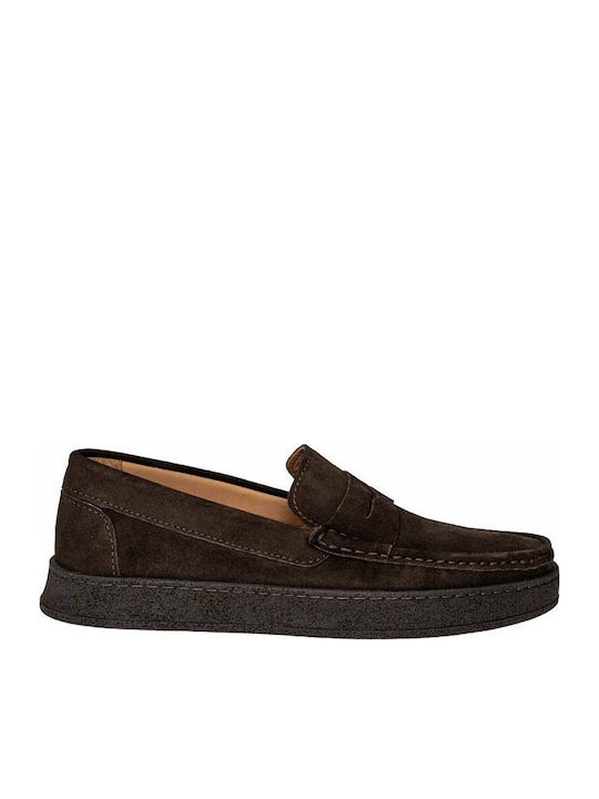 Ανδρικά Loafers σε Καφέ Χρώμα