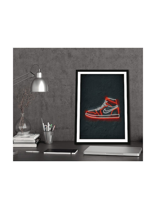 Poster Chicago Sneakers Snk114 21cm X 30cm Whit...