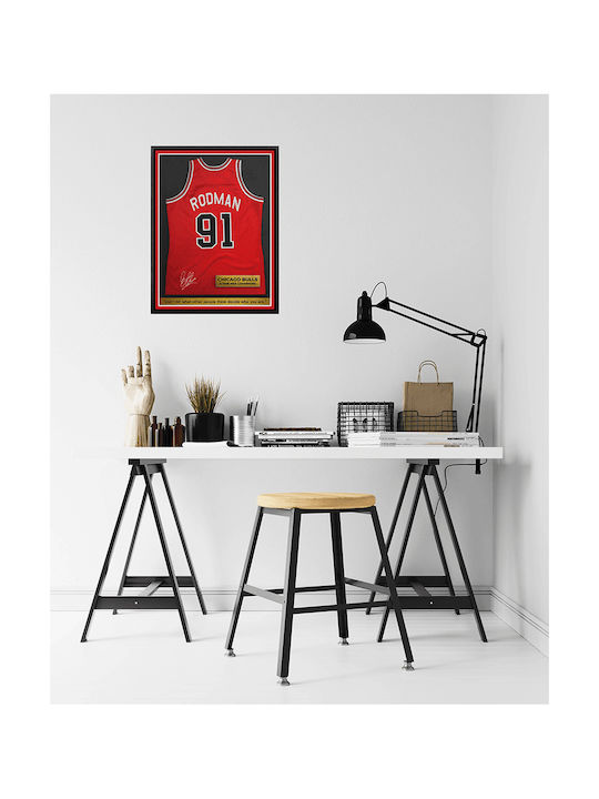 Poster Nba Rodman 91 Jersey Snk056 21cm X 30cm ...