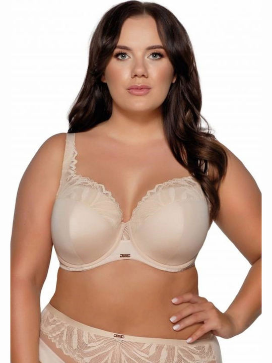 AVA Bra with Light Padding Underwire Beige