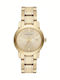 Burberry Herrenuhr Batterie mit Gold Metallarmband
