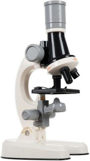 Microscop Digital de Jucărie Classtitude Educațional Interactiv Accesorii Incluse 3 Niveluri de Mărire 100x 400x 1200x Alb Negru