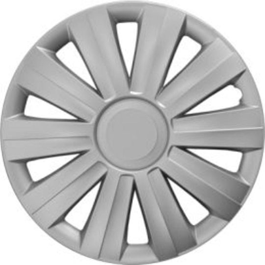 Mammooth Car Hubcap Set 16" 4pcs Silver