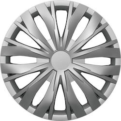 Mammooth Car Hubcaps 16 Inches Silver 4 Pieces Mammooth Car Hubcaps 16 Inches Silver 4 Pieces