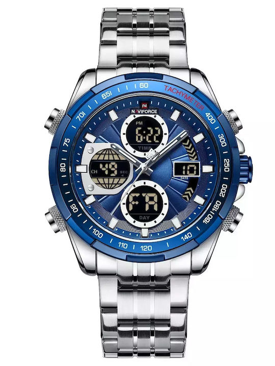 Naviforce Herrenuhr 46mm Chronograph Batterie m...