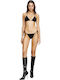 Bikini Slip with Ties Black