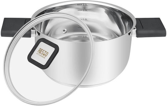 Resto Deep Pot made of Aluminum 2.5lt / 18cm Resto Deep Pot made of Aluminum 2.5lt / 18cm