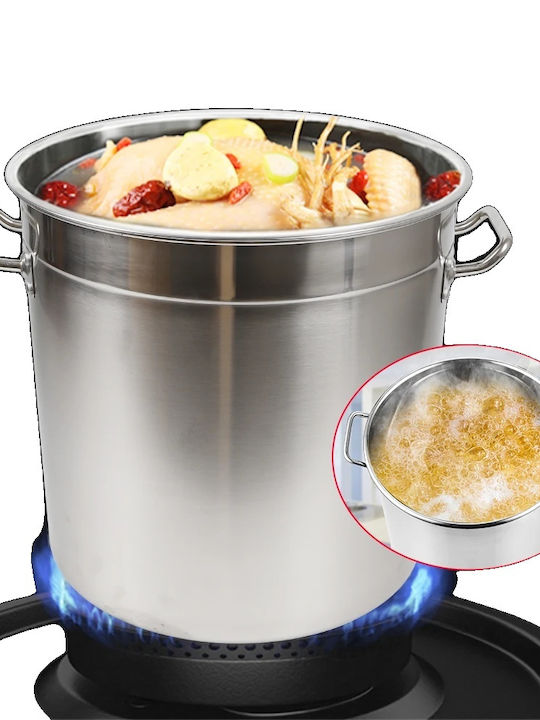 Deep Stainless Steel Pot 35lt /