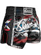Σορτσάκι Muay Thai 8 Weapons Cut Like A Blade 2.0 Black Red