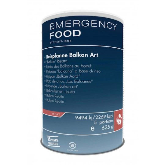 Katadyn Trek'n Eat Balkan Risotto Έτοιμο Γεύμα με Ρύζι 1910kcal 625gr - 15 Έτη