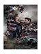 Poster Captain America Vs Iron Man Mv030 21cm X 30cm