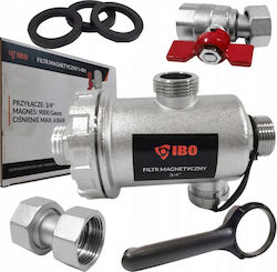 Magnetfilter-Abscheider Verunreinigungen I-001 3/4" Anschluss 8 Bar Ibo Dambat Ib220021 Magnetfilter-Abscheider Verunreinigungen I-001 3/4" Anschluss 8 Bar Ibo Dambat Ib220021