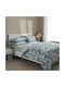 Charalambidis Textiles Σετ Μαξιλαροθήκες Oxford Μπλε 52x72εκ.