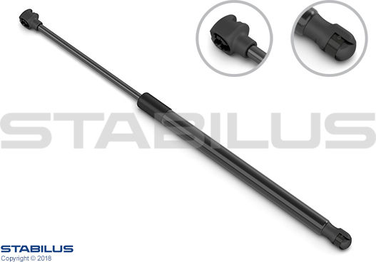 Stabilus Amortizor Gaz Șoc Portbagaj Dreapta Stânga Lungime Maximă 462mm Suv 142mm Audi TT Coupe 11.14