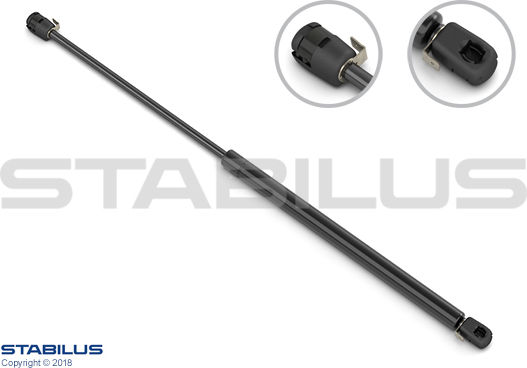 Amortizor Portbagaj Stabilus Stângă Lungime Maximă 653mm SUV 275mm Compatibil Fiat Coupe Porsche 924 944 968 Coupé
