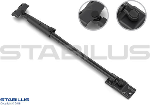 Stabilus Șoc pentru Portbagaj Drept Lungime Maximă 526mm Cursă 103.5mm Mitsubishi Pajero IV SUV