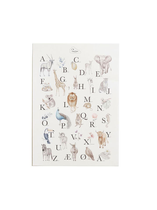 Cam Cam Copenhagen Εκπαιδευτική Παιδική Αφίσα English Alphabet 42x59.4εκ.