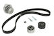 Set Curea De Distribuție 136 Dinți 25.4 Mm Fulie Pompa Apă Citroen AX Saxo Xsara Nissan Micra II Peugeot 106 INA