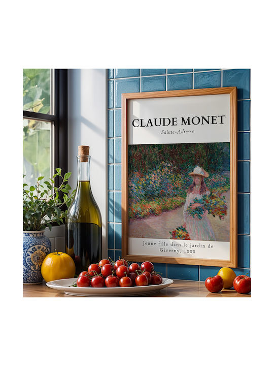 Poster Claude Monet Young Girl in the Garden of...