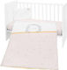 Kikka Boo Baby Crib Bedding Set 3pcs Beige