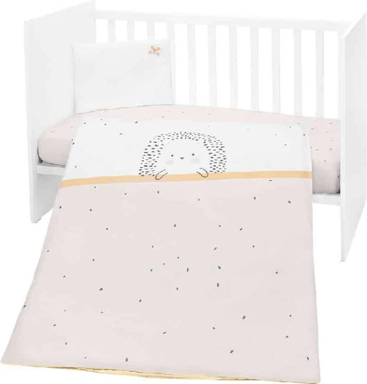 Kikka Boo Baby Crib Bedding Set 3pcs Beige