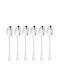 KING Hoff Spoon Set Coffee / Tea Stainless Silver 14cm 6pcs