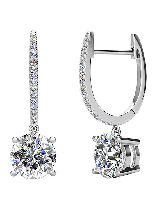 Brizzling Ohrringe aus Silber mit Diamant