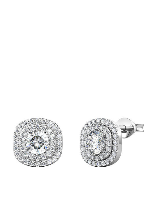 Brizzling Earrings made of Silver with Diamond