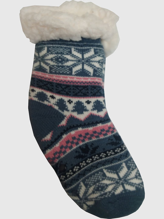 Gladys Kindersocken Rutschfest Blue Raff