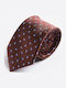 Aristoteli Bitsiani Men's Tie Printed in Brown Color