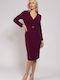 Dress Wrap Burgundy