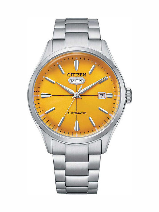 Citizen Men's Watch Automatic with Silver Metal Bracelet