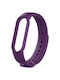 Armband Silikon Lila (Mi Smart Band 5/Mi Smart Band 6)