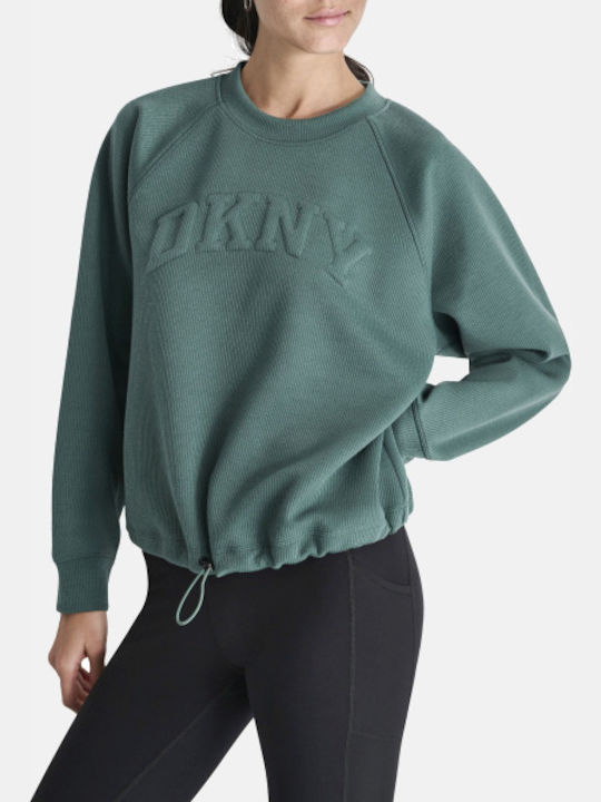 DKNY Women's Sweatshirt Green