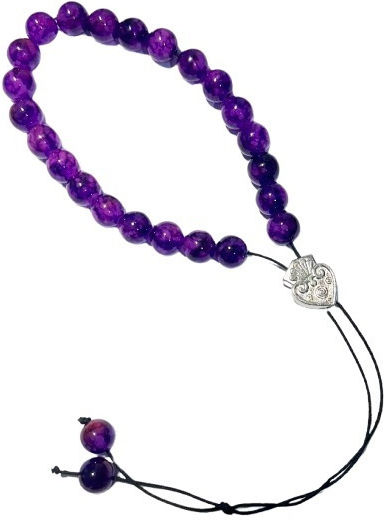 Panora Perle de îngrijorare de lungime 27buc Violet