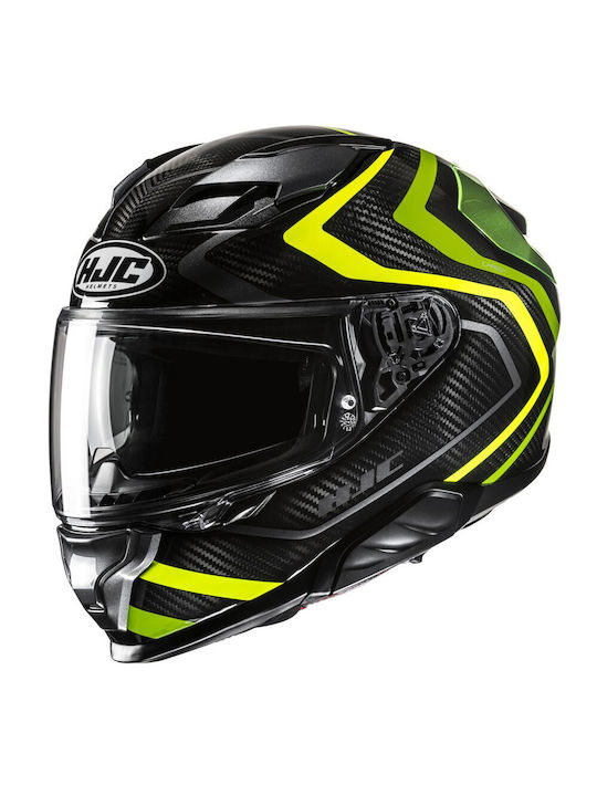 HJC F71 Carbon Nevio MC3H Black Fluo Motorcycle...