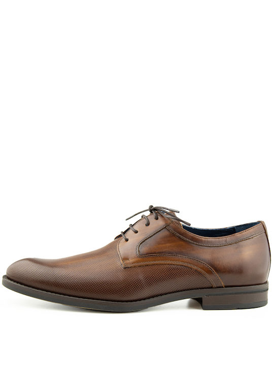 Damiani Men's Leather Dress Shoes Brown