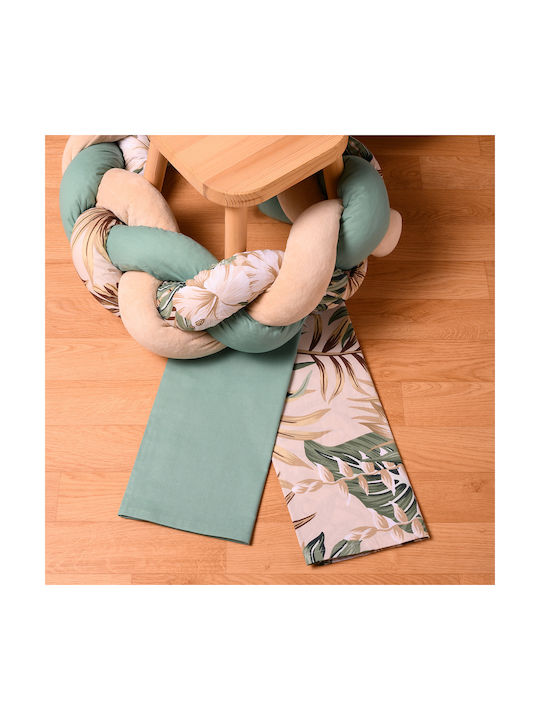 abo Green Fitted Baby Sheets Set 70x120cm