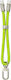 Hoco USB 2.0 Kabel USB-C männlich USB-C 60W Grüne 0,22m 45703
