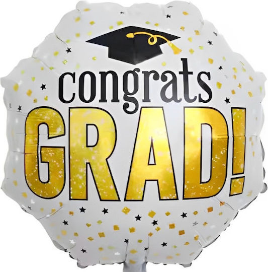 18" Μπαλόνι Αποφοίτησης Οκτάγωνο Congrats Grad