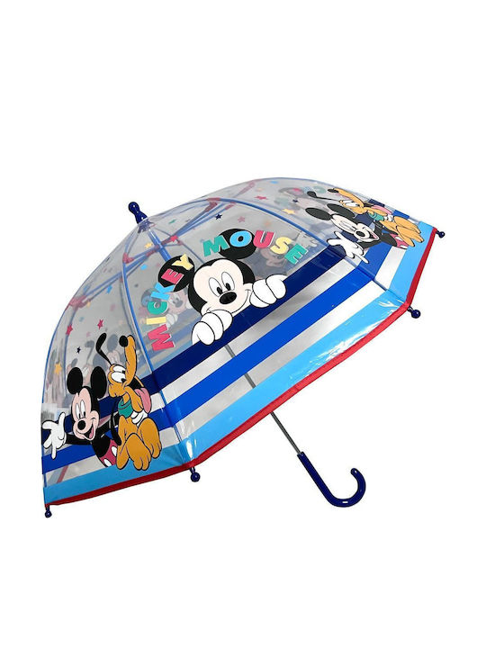 Ομπρελα Βροχης Παιδικη Mickey Μονοκομματη Απλη 45cm 3520
