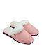 Anatomische Lederne Damen Hausschuhe Rosa