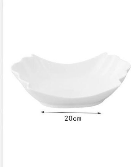 SDS Salatieră Ceramică Albă 1buc