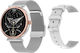 UnikWATCH Stainless Steel Smartwatch με Παλμογρ...